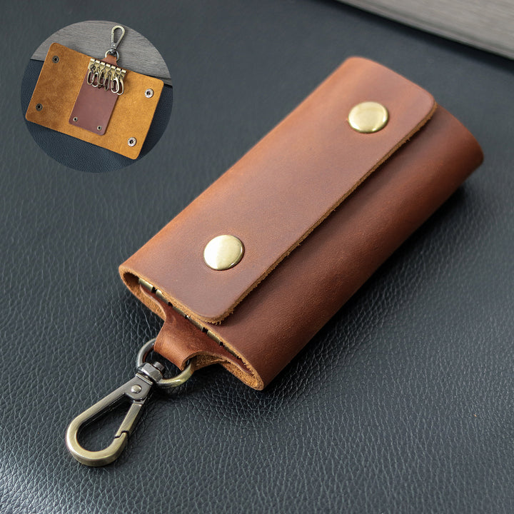 Men Wallet Leather Key Bag Multifunctional Keychain