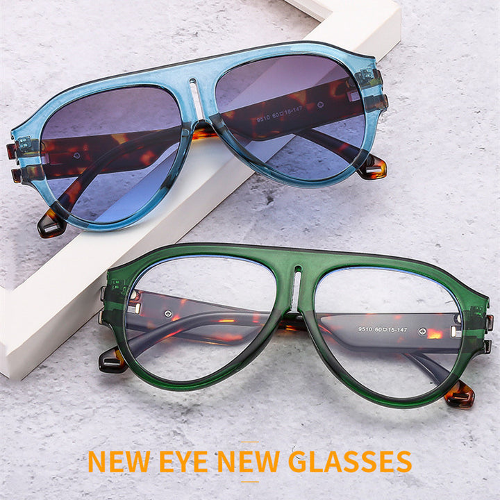 New Square Sunglasses Women Vintage Big Frame Shades Men Trending Design