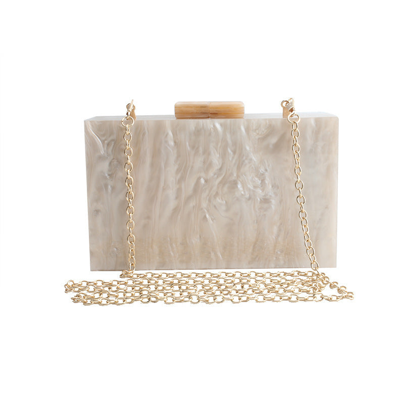 Marble handbags Marble Pattern Acrylic Bag Luxury Handbags Women Bags 