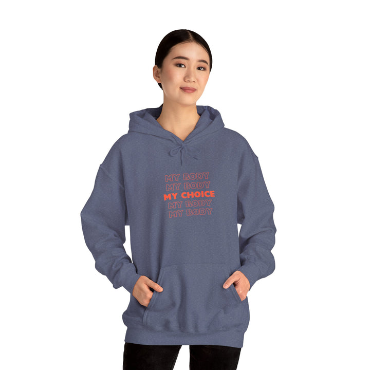 Pro choice Glam hoodie Woman hoodie College girl Sweatshirt Heavy Blend™ Hooded Organic Sweatshirt