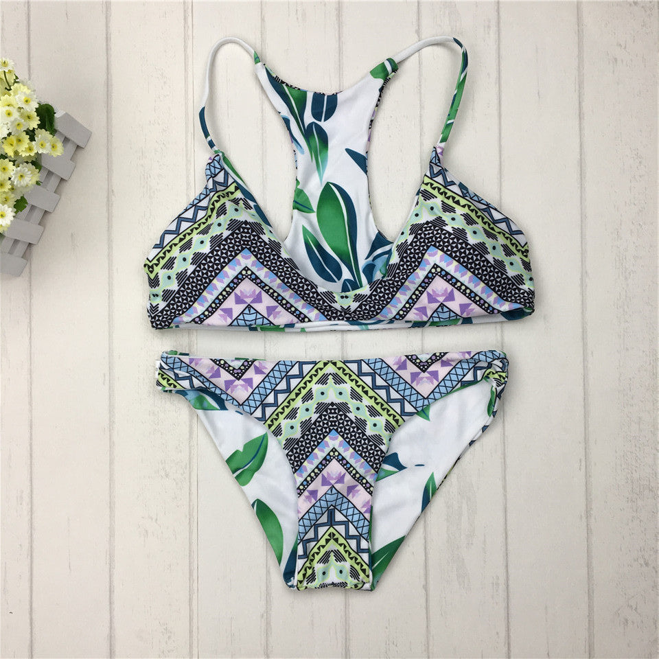 Sexy Brazilian Bikinis Women Swimsuit Double-sided printing