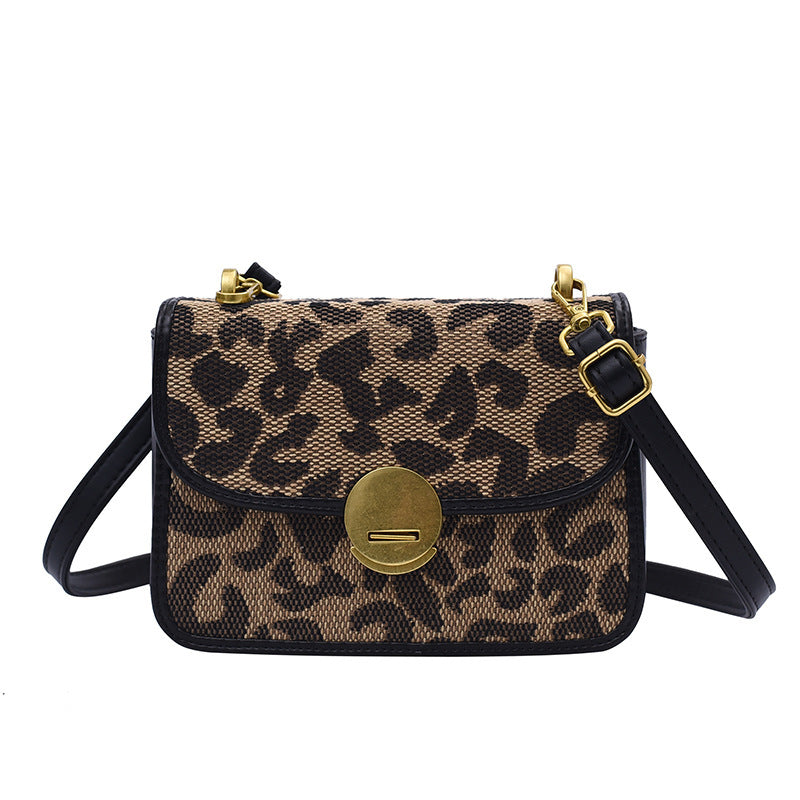 Leopard Print Handbags Street Fashion Korean Style Women Handbags     