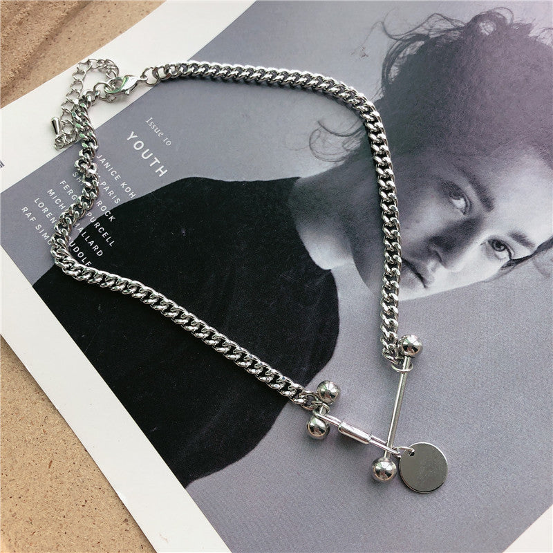 Lock Necklace Neck Chain Clavicle Chain