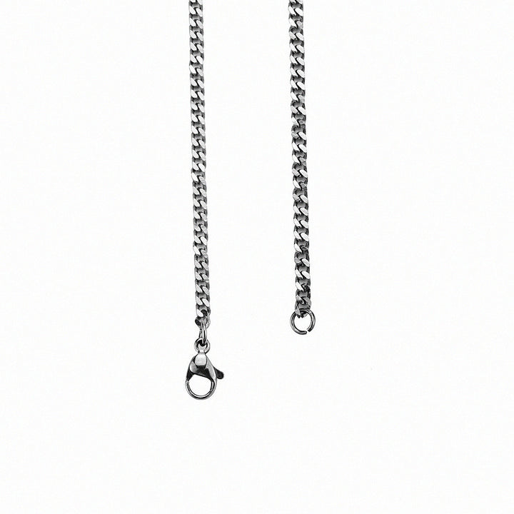 Titanium steel hip-hop grinding chain men