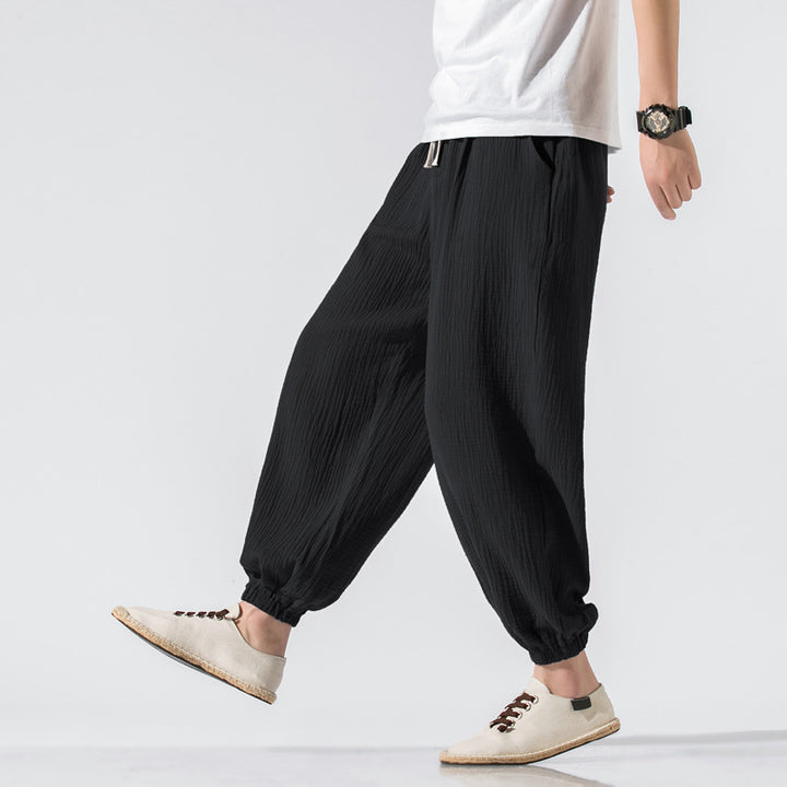 Thin Pants Plus Size Casual Pants Harem Pants Wide Leg Pants Men