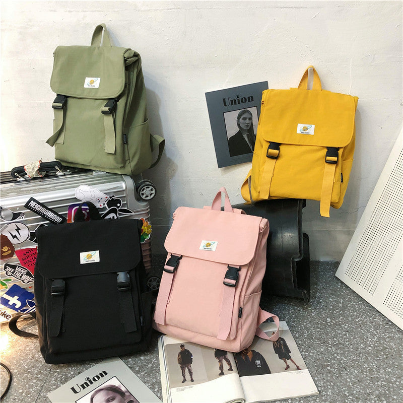 Waterproof Backpack Women Canvas School Bags Travel Bag