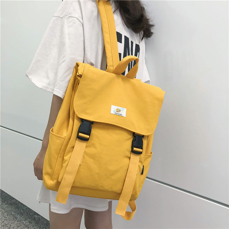 Waterproof Backpack Women Canvas School Bags Travel Bag