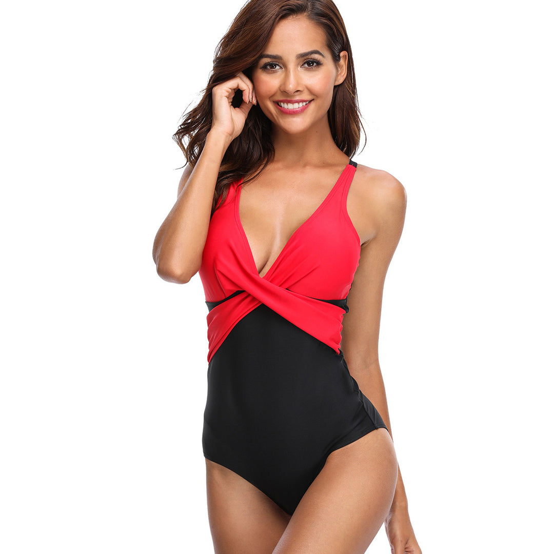 Piece Swimsuit Women Swimwear Bodysuit Swimsuit Female Push