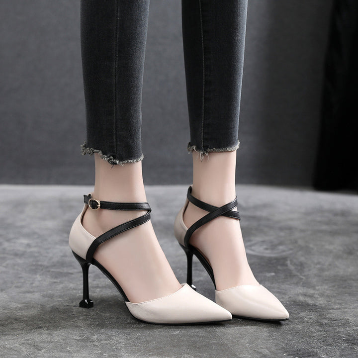 Pointed Toe Stiletto High Heels Small Size