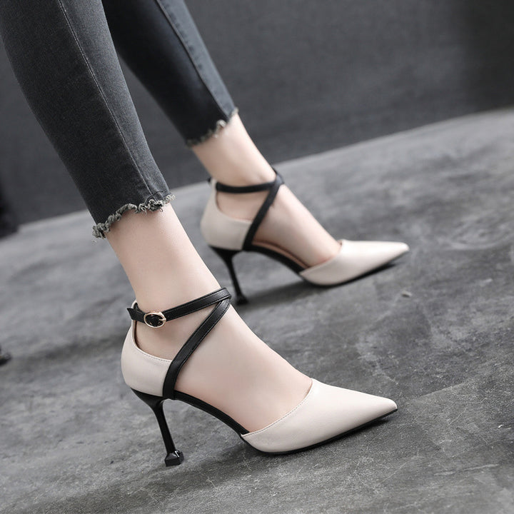 Pointed Toe Stiletto High Heels Small Size