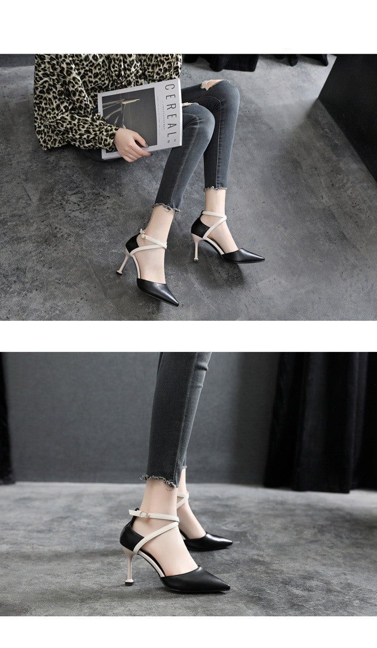 Pointed Toe Stiletto High Heels Small Size