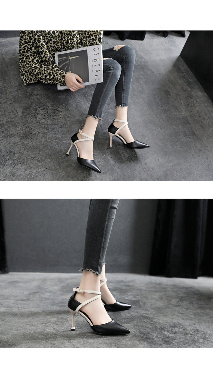 Pointed Toe Stiletto High Heels Small Size