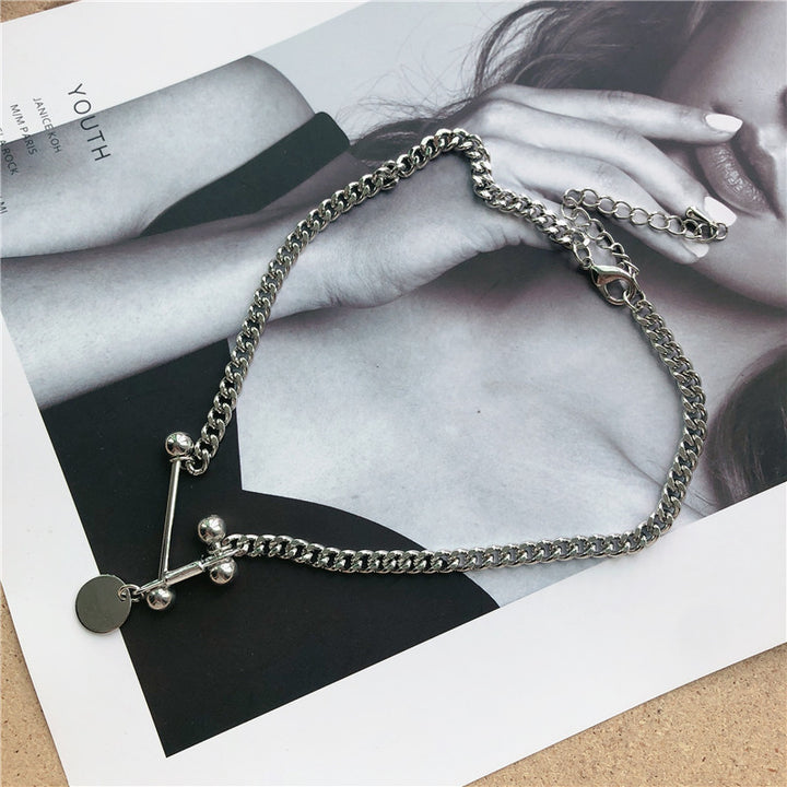 Lock Necklace Neck Chain Clavicle Chain