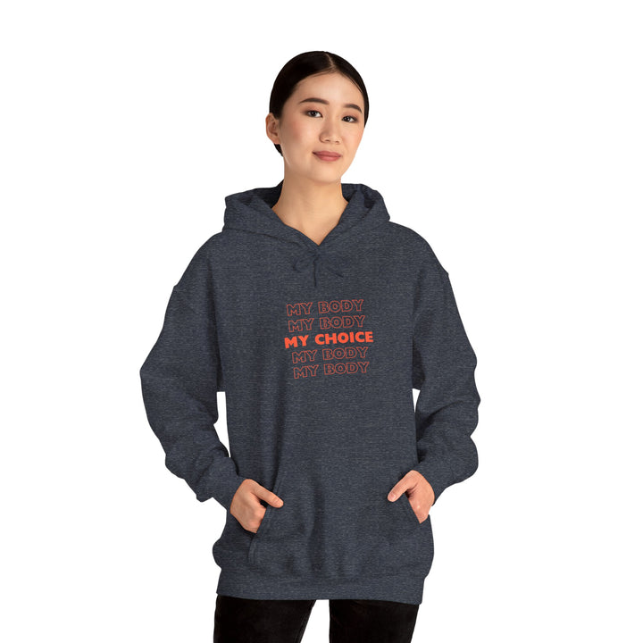 Pro choice Glam hoodie Woman hoodie College girl Sweatshirt Heavy Blend™ Hooded Organic Sweatshirt