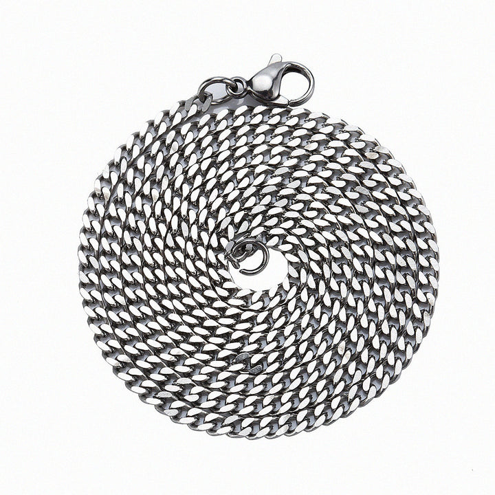 Titanium steel hip-hop grinding chain men