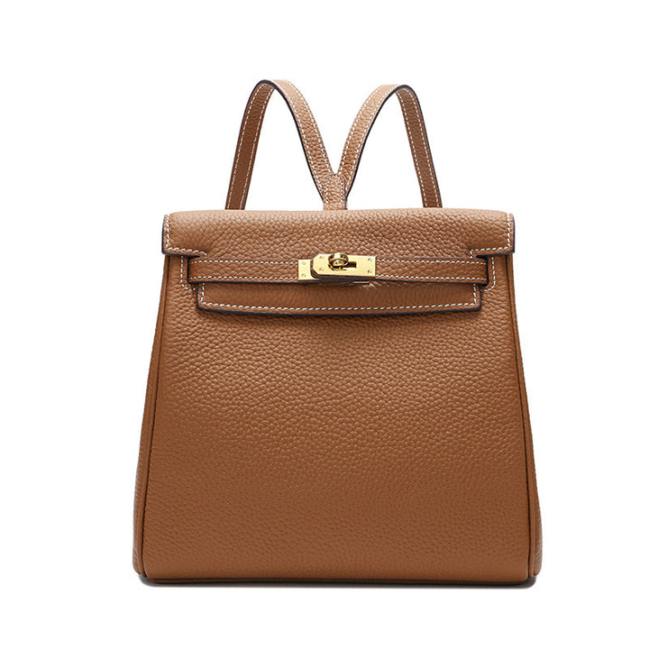 Leather backpack for women Fashionable leather handbags Luxury leather