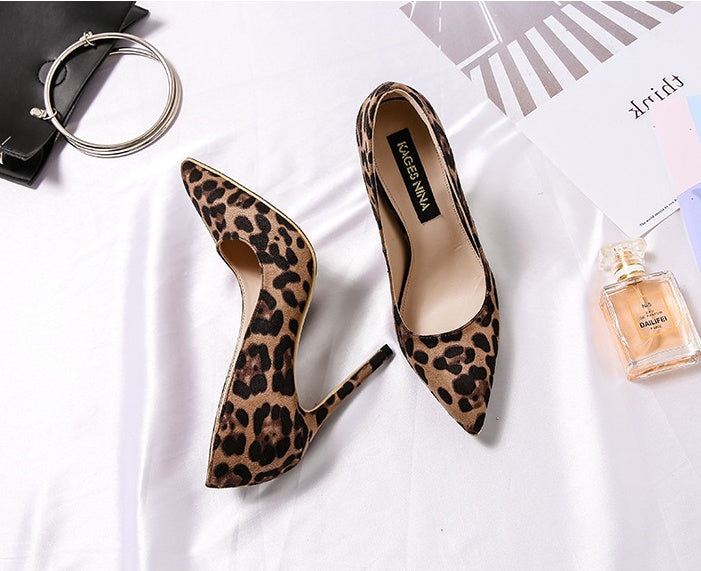 Leopard Heels