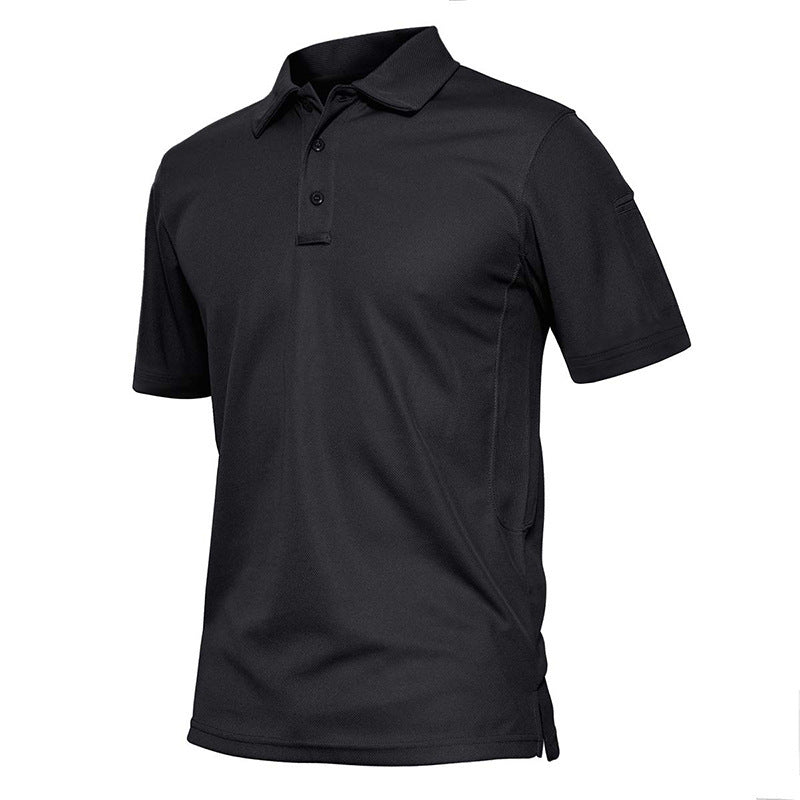 Men's Sports Polo Shirts Foreign Trade Short-sleeved Golf Polo Lapel T-shirt