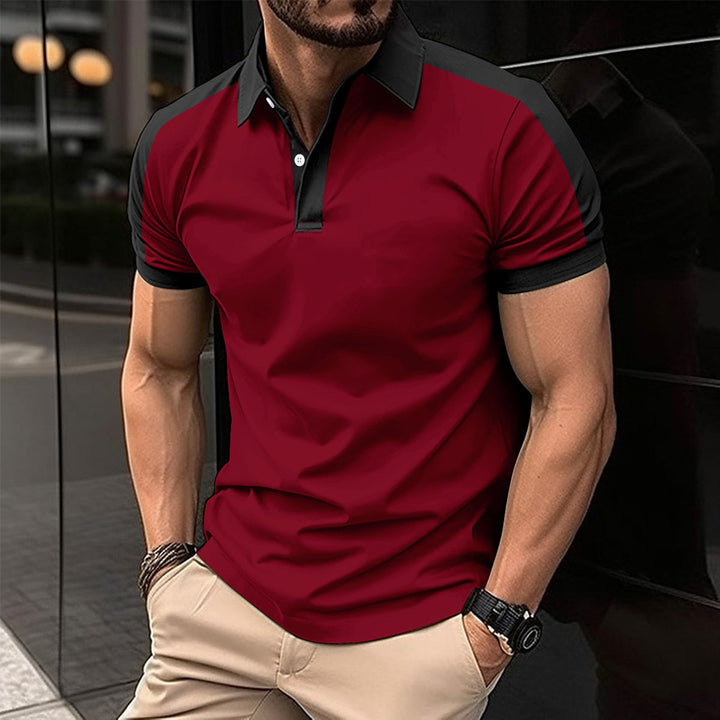 Short Sleeve Business Shirt Summer Casual Polo Shirts