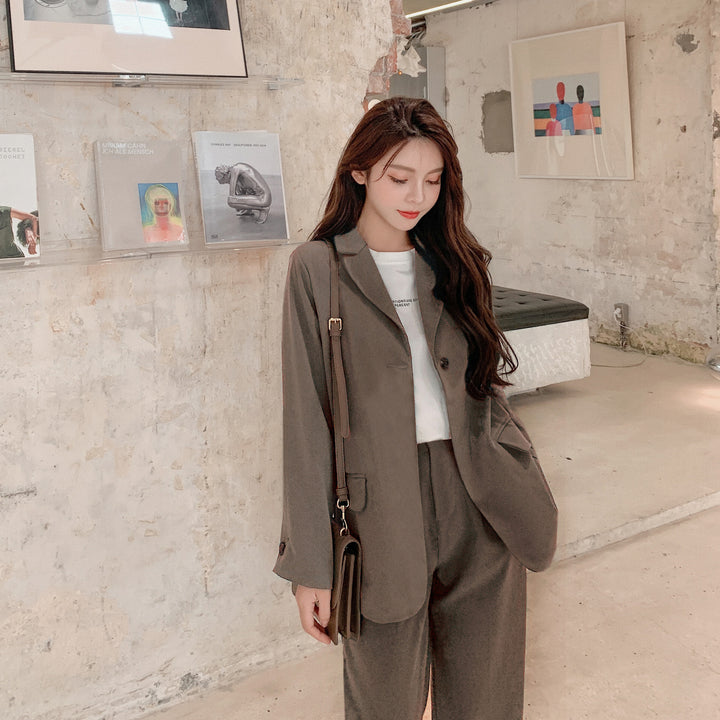 British Style Ins Casual Suit Suit Women