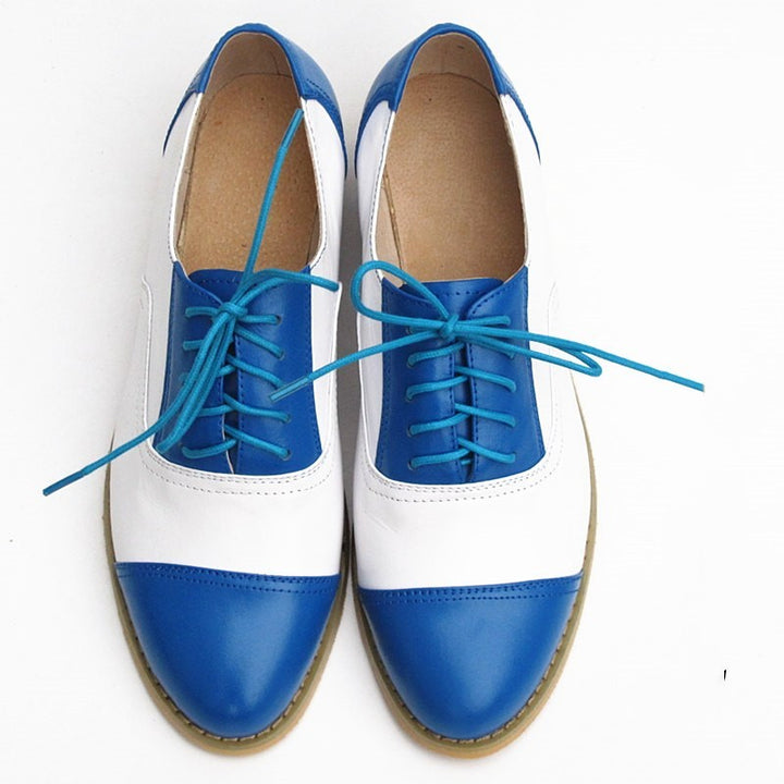 Flat shoes small leather shoes Oxford shoes women