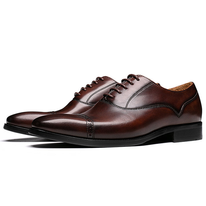 Top Layer Cowhide Breathable Oxford Shoes