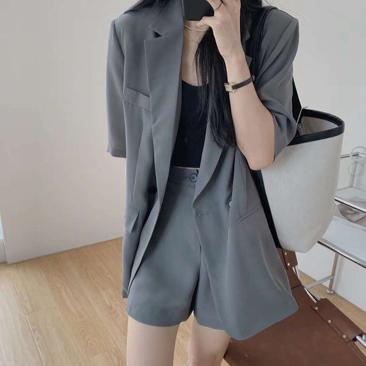 Suit Jacket Shorts Suit Casual Loose