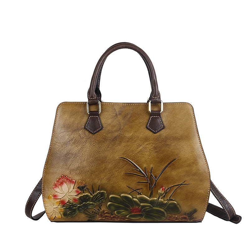 Cowhide Tote Bag Handbags Leather Handbags Leather totes Leather purse