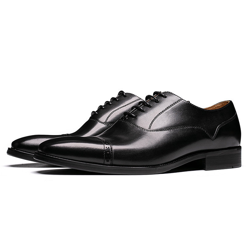 Top Layer Cowhide Breathable Oxford Shoes