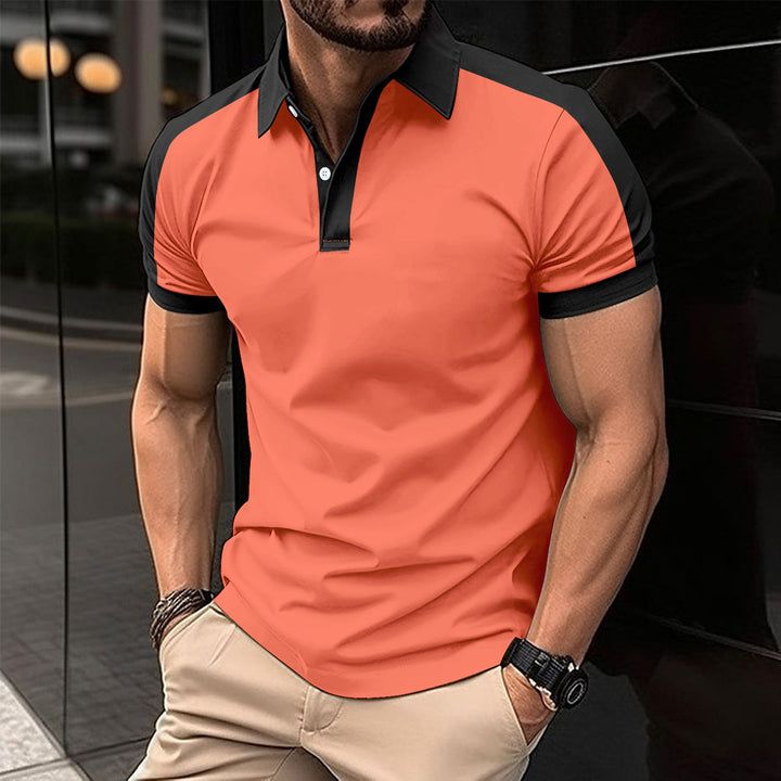 Short Sleeve Business Shirt Summer Casual Polo Shirts