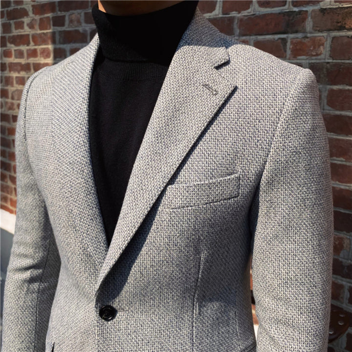 Textured Small Suit Jacket