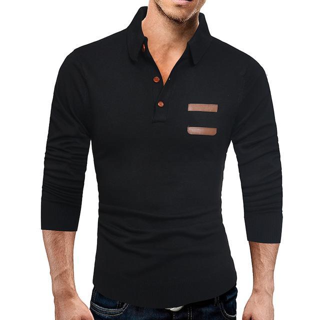 Casual Slim Knit Polo Shirts