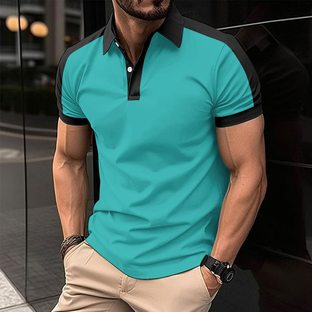 Short Sleeve Business Shirt Summer Casual Polo Shirts