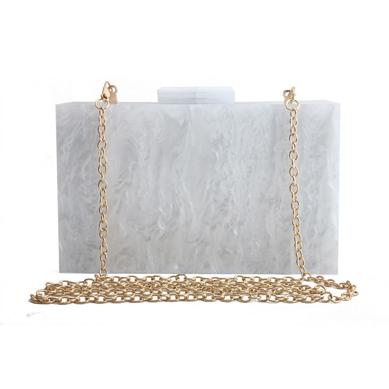 Marble handbags Marble Pattern Acrylic Bag Luxury Handbags Women Bags 