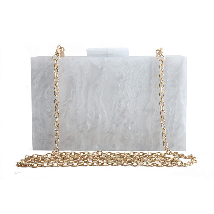 Marble handbags Marble Pattern Acrylic Bag Luxury Handbags Women Bags 