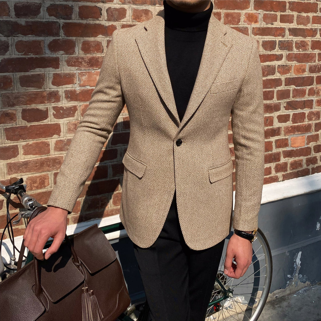 Textured Small Suit Jacket