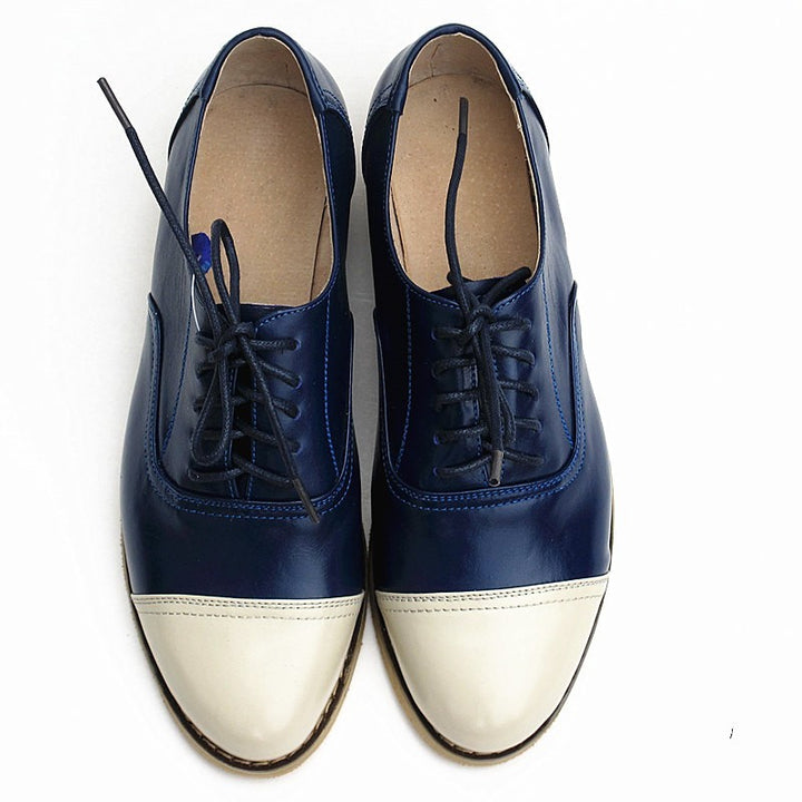 Flat shoes small leather shoes Oxford shoes women