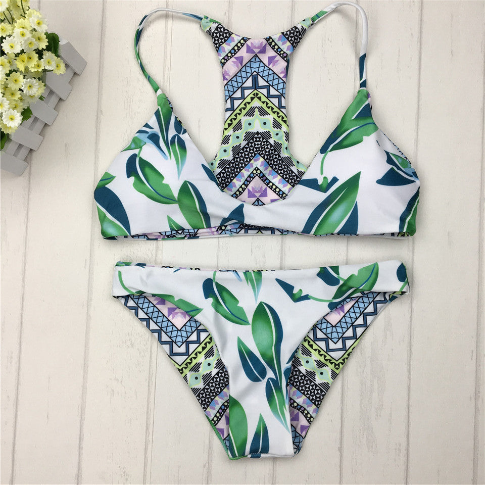 Sexy Brazilian Bikinis Women Swimsuit Double-sided printing