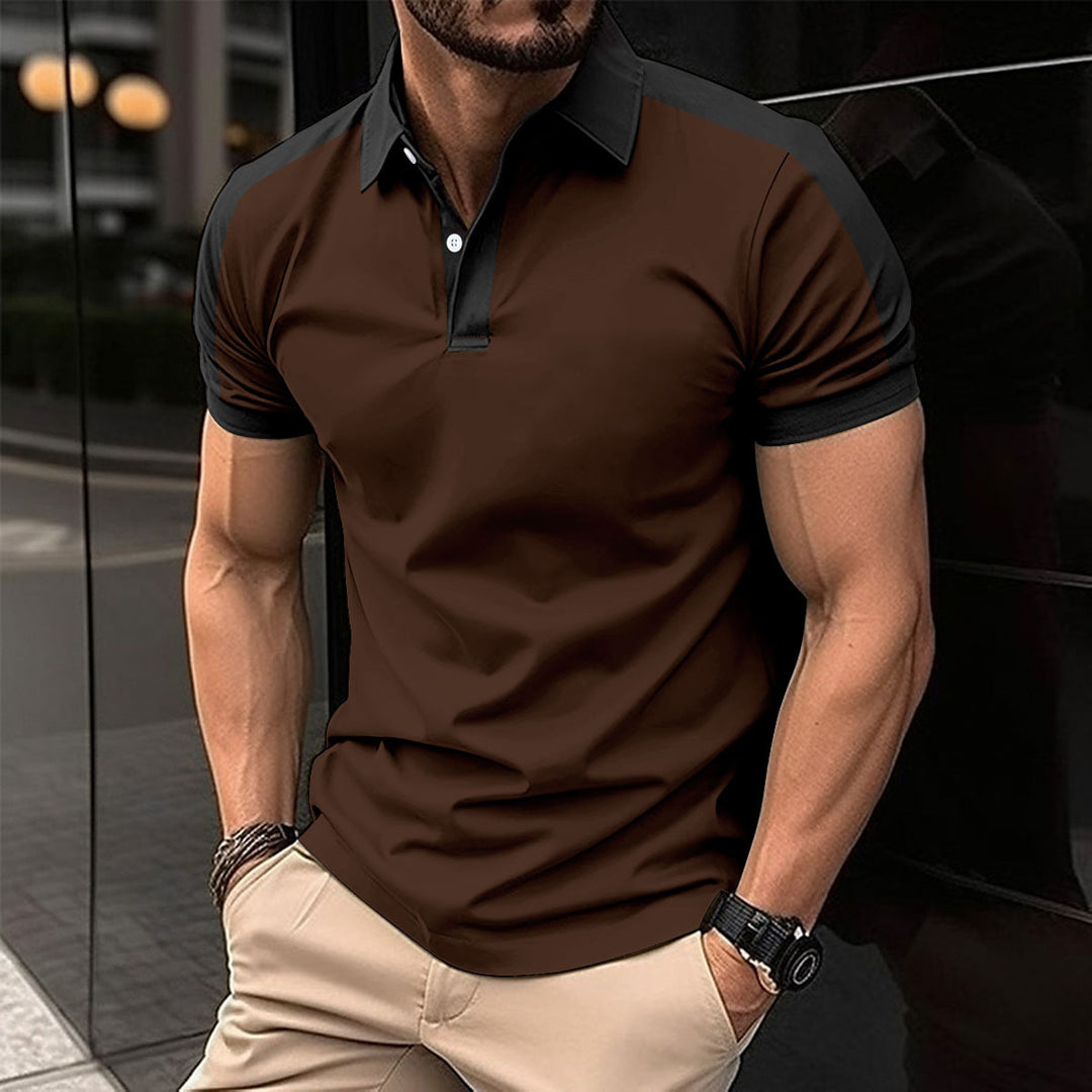 Short Sleeve Business Shirt Summer Casual Polo Shirts