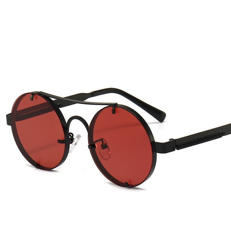 Retro Punk Style Steam Polarized Sunglasses Spring Shades