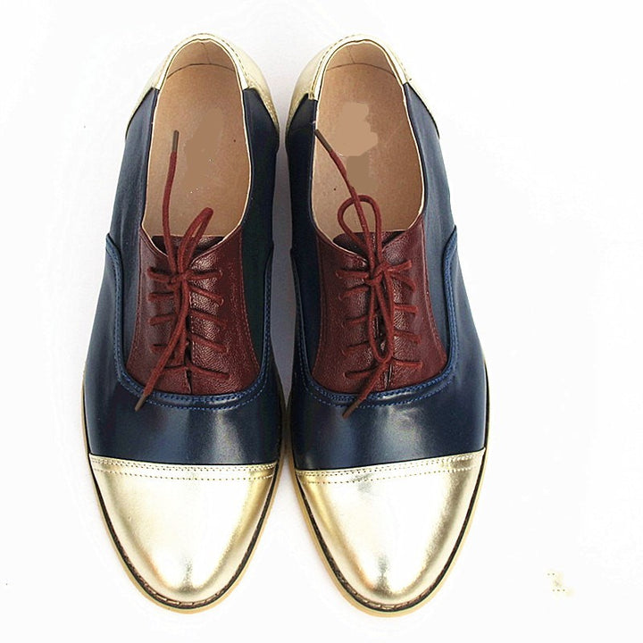 Flat shoes small leather shoes Oxford shoes women