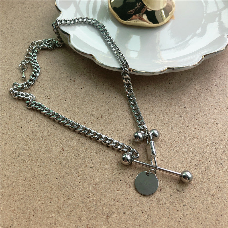 Lock Necklace Neck Chain Clavicle Chain