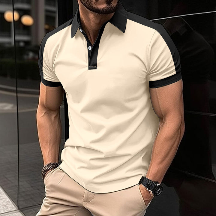 Short Sleeve Business Shirt Summer Casual Polo Shirts