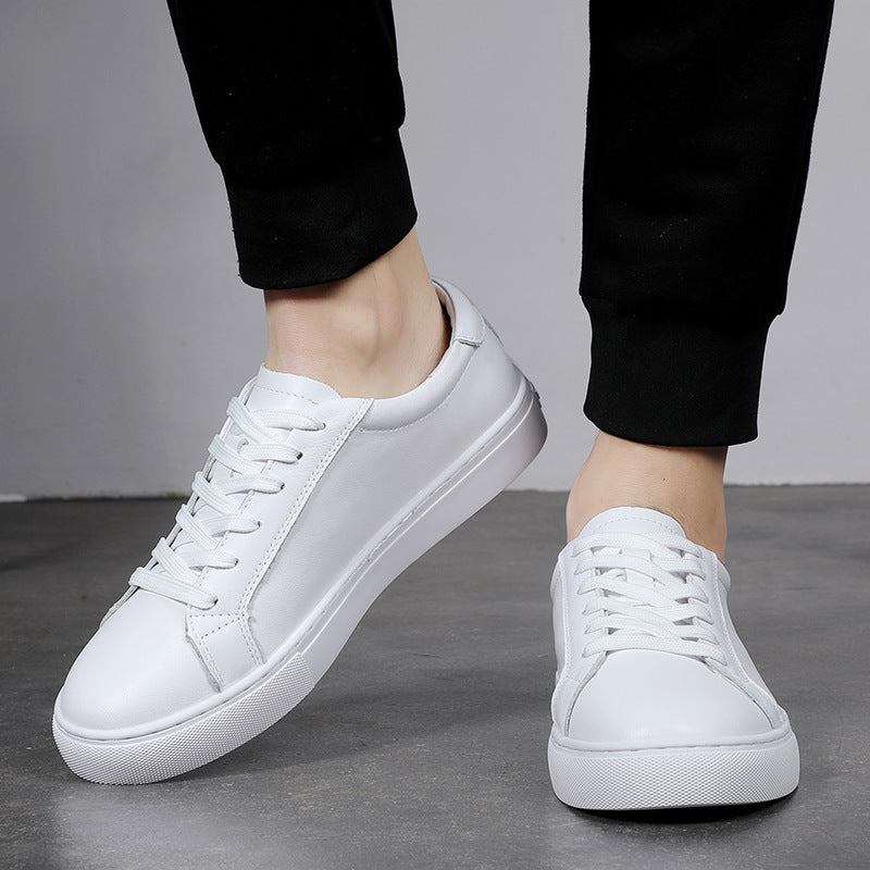 Summer Sports And Leisure Leather Sneakers Men