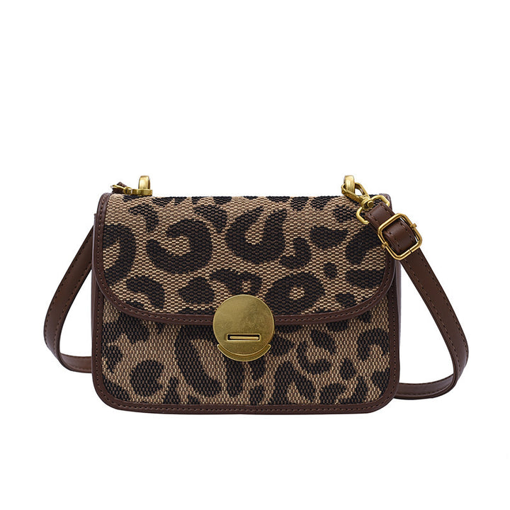 Leopard Print Handbags Street Fashion Korean Style Women Handbags     