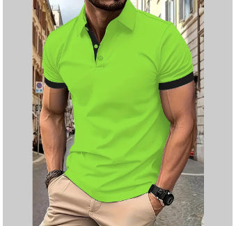 Short Sleeve Business Shirt Summer Casual Polo Shirts