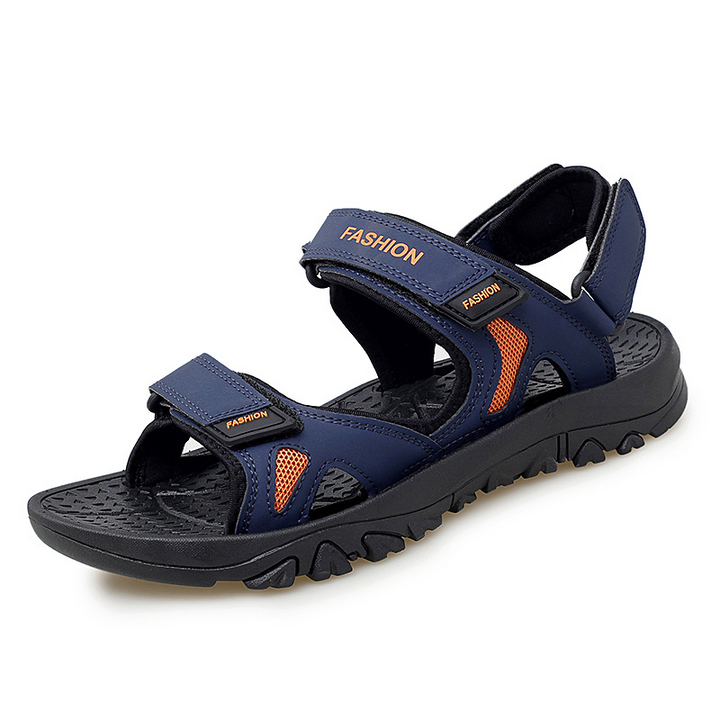 Velcro Sandals Men Summer Breathable Beach Shoes