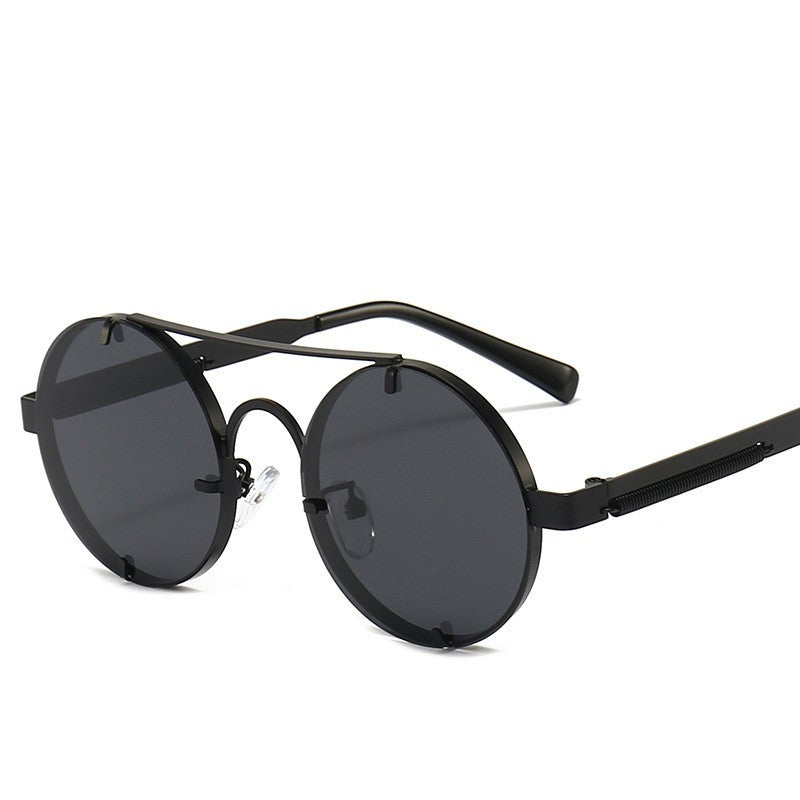 Retro Punk Style Steam Polarized Sunglasses Spring Shades