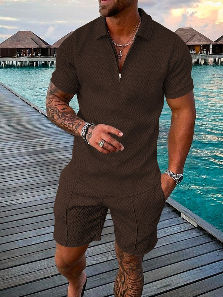 Printed Street Casual Loose Men's Polo Shirts