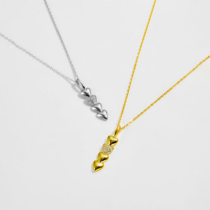 Love Pendant Necklace Female Daily Commuter Clavicle Chain